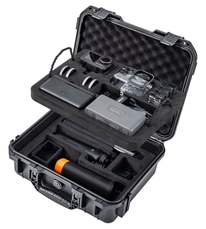 Wodoodporna walizka STARTRC do DJI Action 5 Pro - 2 poziomy