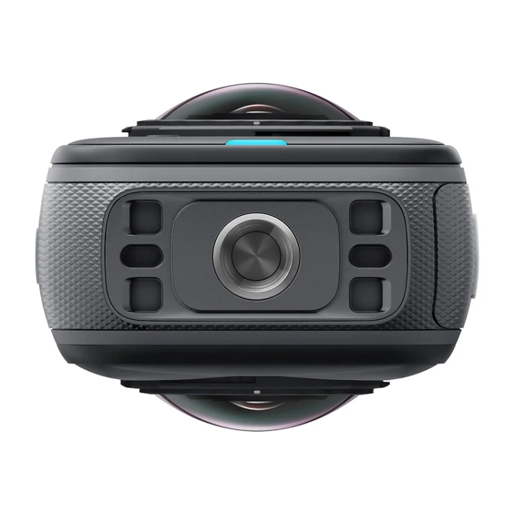 Zestaw Insta360 X5 No Drone Bundle – spód z mocowaniem i gwintem, widok od dołu