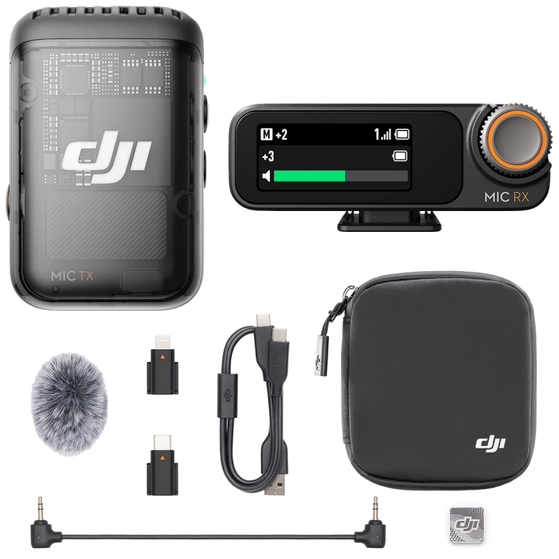System mikrofonów bezprzewodowych DJI Mic 2 Basic (1 TX + 1 RX) (Refurbished Unit)