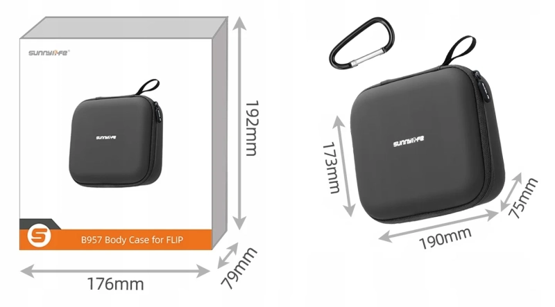 Torba Sunnylife do Drona DJI FLIP - zawartość zestawu.webp