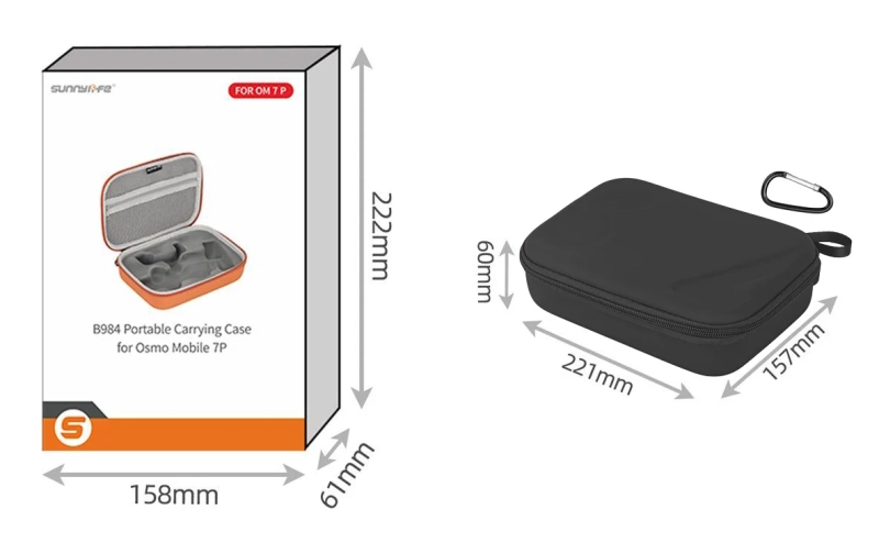 Pokrowiec na gimbal DJI OM7P Sunnylife O7P-B984-D - zawartość zestawu