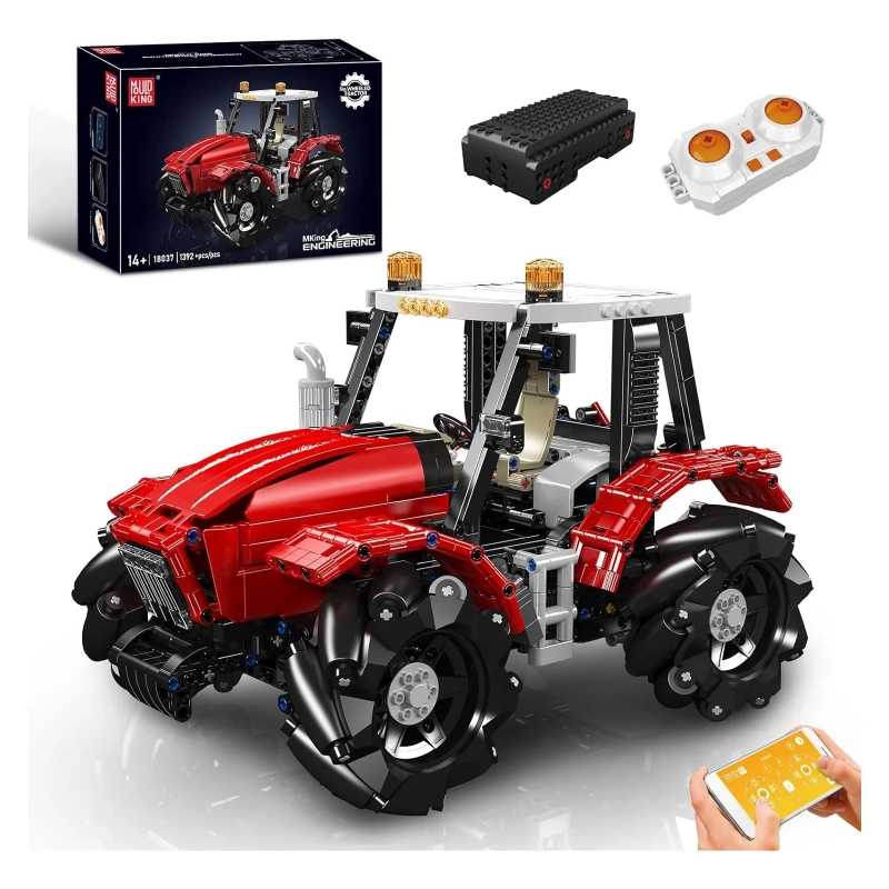 Klocki Mould King 18037 - zdalnie sterowany model traktora