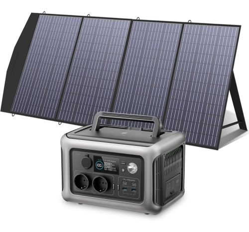 Stacja zasilania AllPowers R600 + panel 200W - zestaw