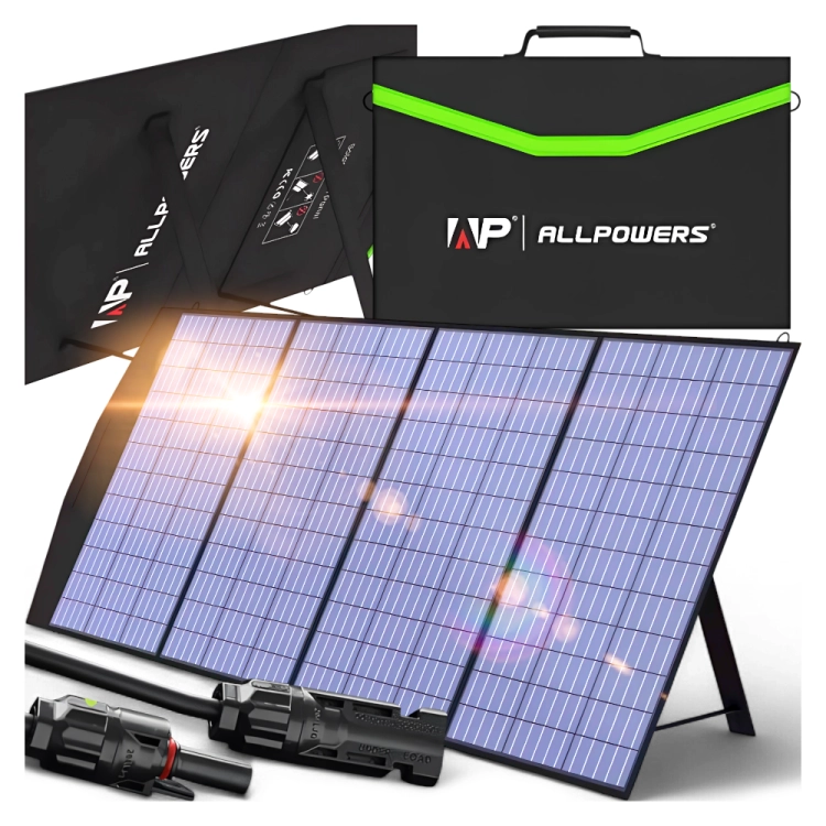 Składany panel fotowoltaiczny Allpowers 200W AP-SP-033 Panel słoneczny IP66.png