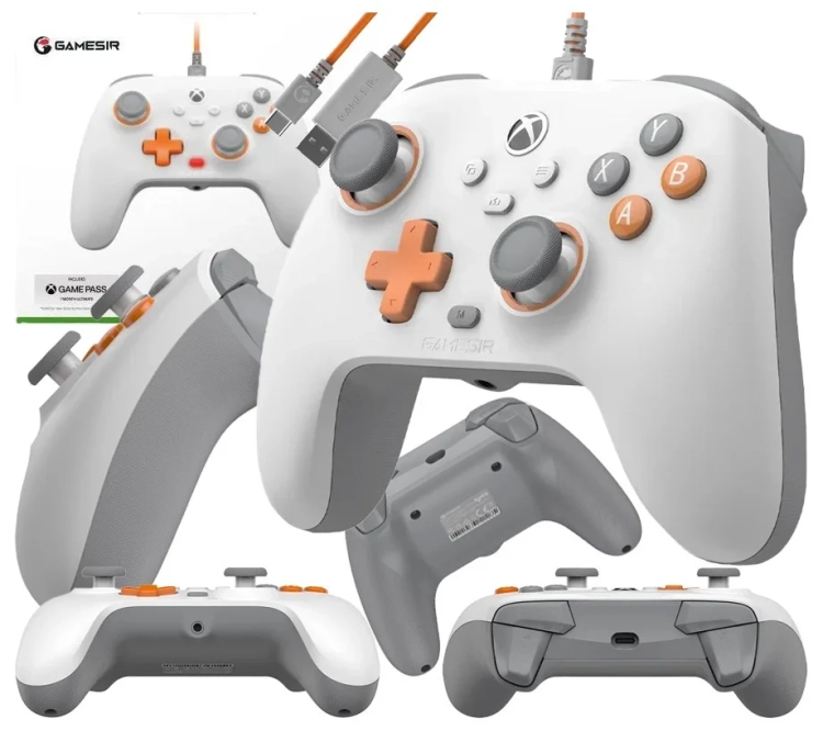 Kontroler przewodowy GameSir T7 (biały) FLYSTORE.PL