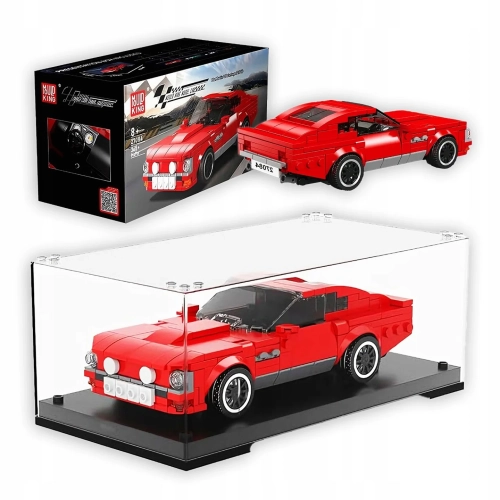 Klocki Mould King 27084 - Aston Martin V8 Vantage 1977 + gablotka
