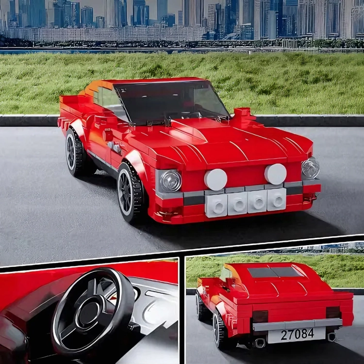 Klocki Mould King 27084 - Aston Martin V8 Vantage 1977 + gablota
