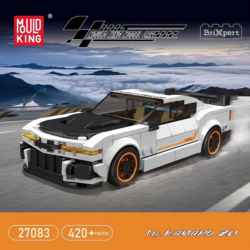 Klocki Mould King 27083 - Chevrolet Camaro ZL1 + gablotka