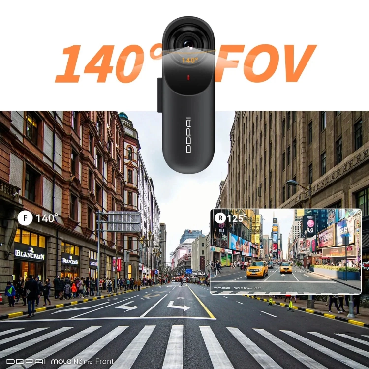 Obrót 360°, szeroki kąt widzenia 125°