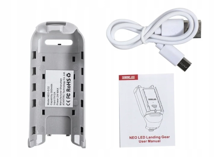 Podwozie-z-oswietleniem-LED-STARTRC-do-drona-DJI-Neo-Oslona-ochrona-baterii-Kod-producenta-1151145