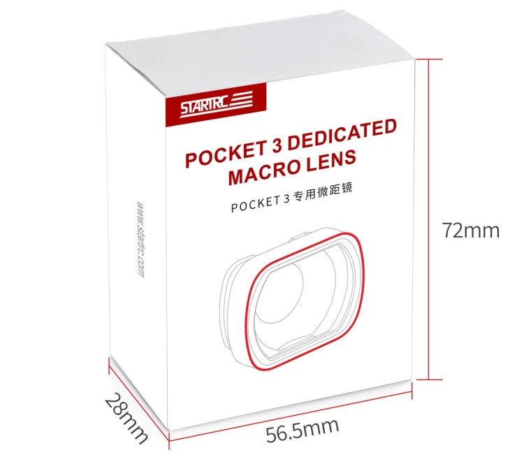 Obiektyw makro STARTRC do DJI Pocket 3 Macro Lens - opakowanie