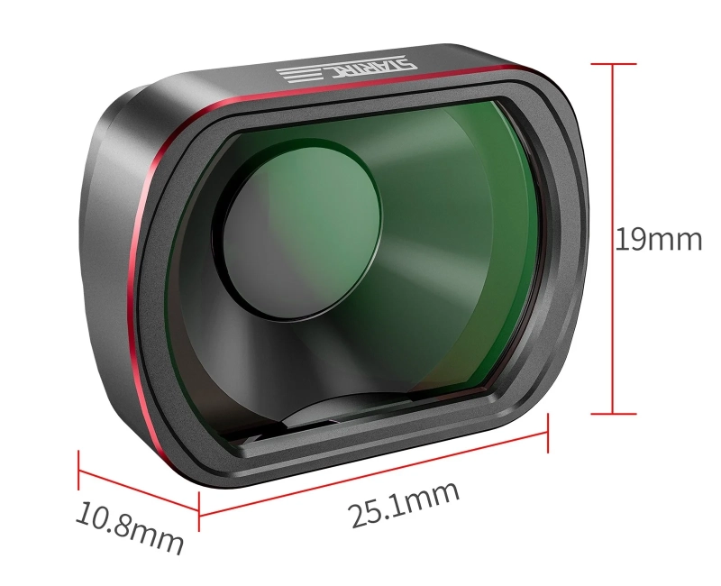 Obiektyw makro STARTRC do DJI Pocket 3 Macro Lens - wymiary