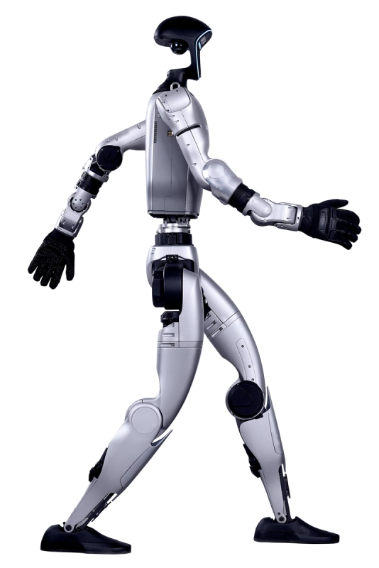 Robot humanoidalny UniTree G1 - podczas chodzenia