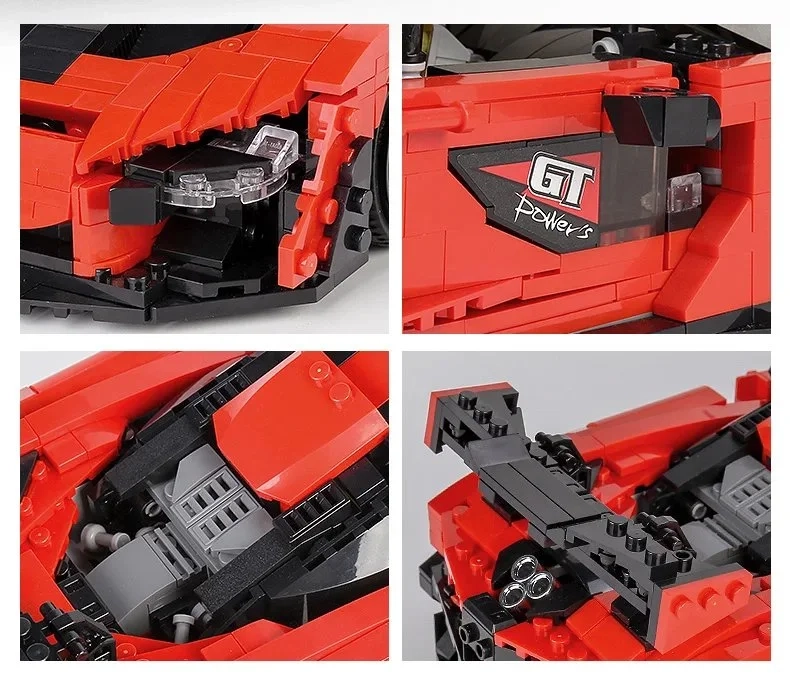 Klocki Mould King 10007S - model samochodu McLaren Senna