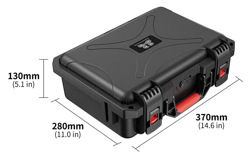 Wodoodporna walizka STARTRC do DJI Flip Fly More Combo - wymiary