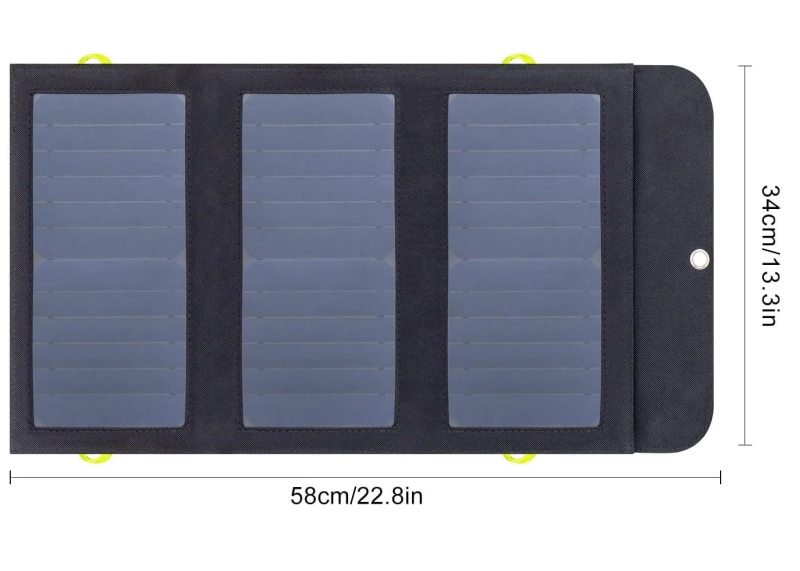 Allpowers AP-SP-002-BLA Wymiary panelu