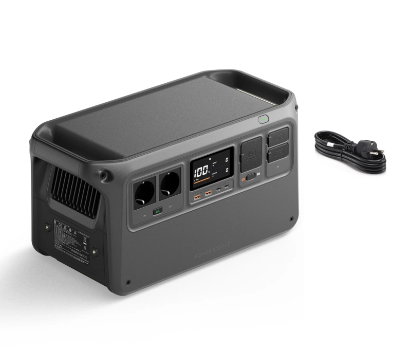 Stacja zasilania DJI Power 1000 V2 -  przewodem do ładowania