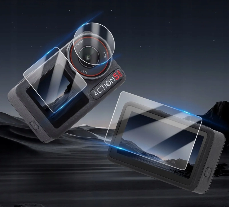 Zestaw szkieł Sunnylife do DJI Osmo Action 5 Pro