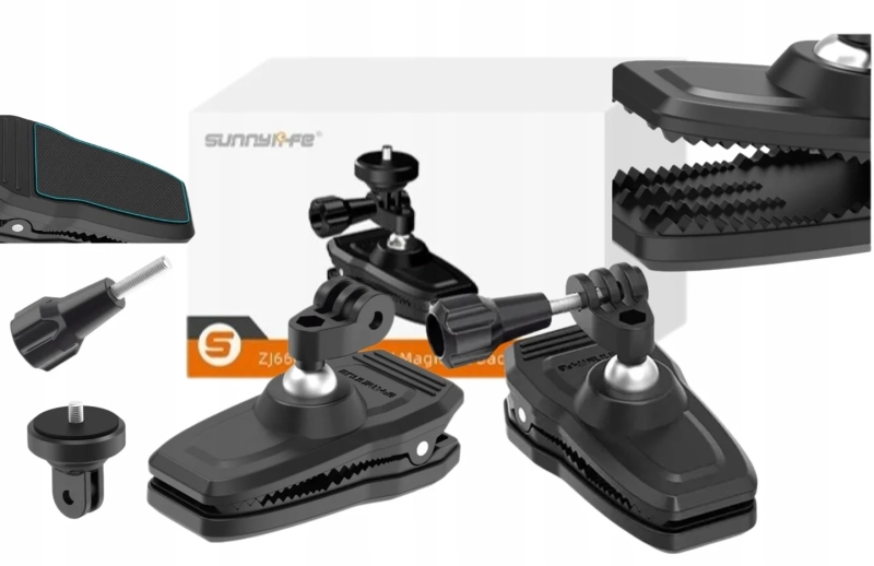 Sunnylife Uchwyt Magnetyczny 360° 14 na Plecak Magnez GoPro Insta360 DJI