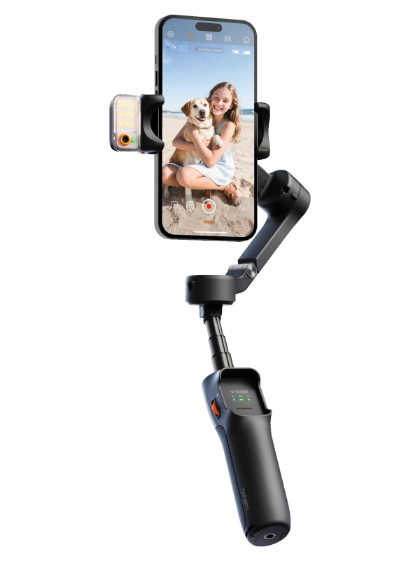 Hohem iSteady V3 Ultra - czarny - na ukos