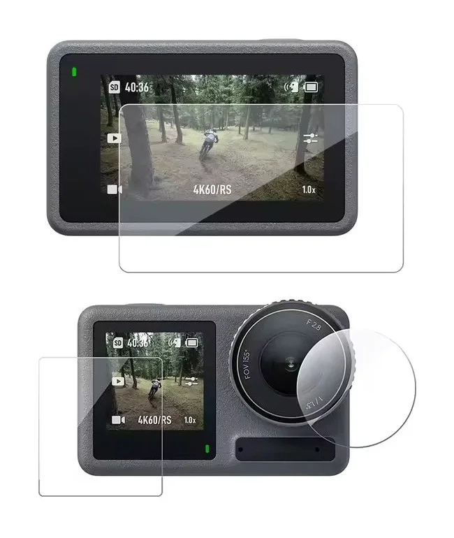 Szkło hartowane do kamery DJI Osmo Action 5 Pro (na przód i tył)