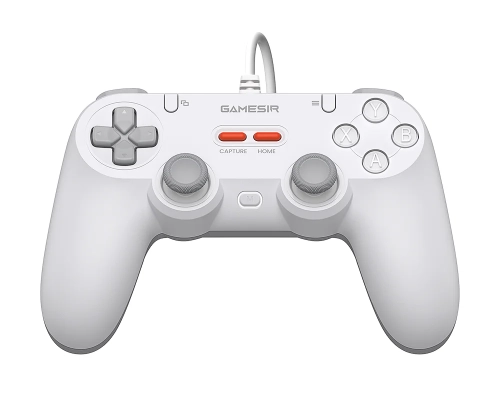 Pad przewodowy GameSir T3 LITE biały (Tegenaria Lite) - FRONT