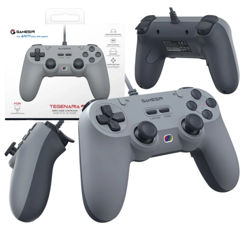 Pad przewodowy GameSir T3 LITE szary (Tegenaria Lite) - FLYSTORE.PL