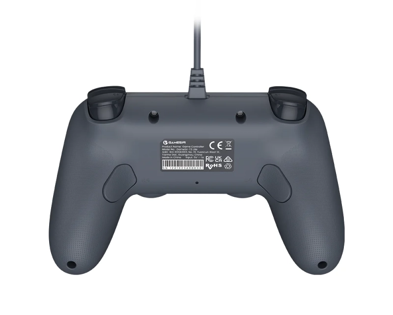 Pad przewodowy GameSir T3 LITE szary (Tegenaria Lite) - tyl