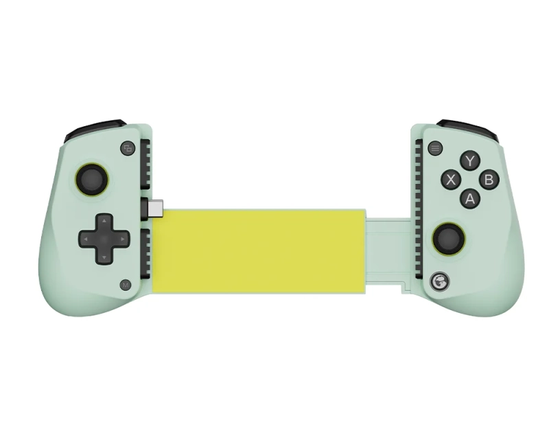 Kontroler Gamepad do telefonu GameSir X5 Lite Type-C -wasabi - przód rozłożony