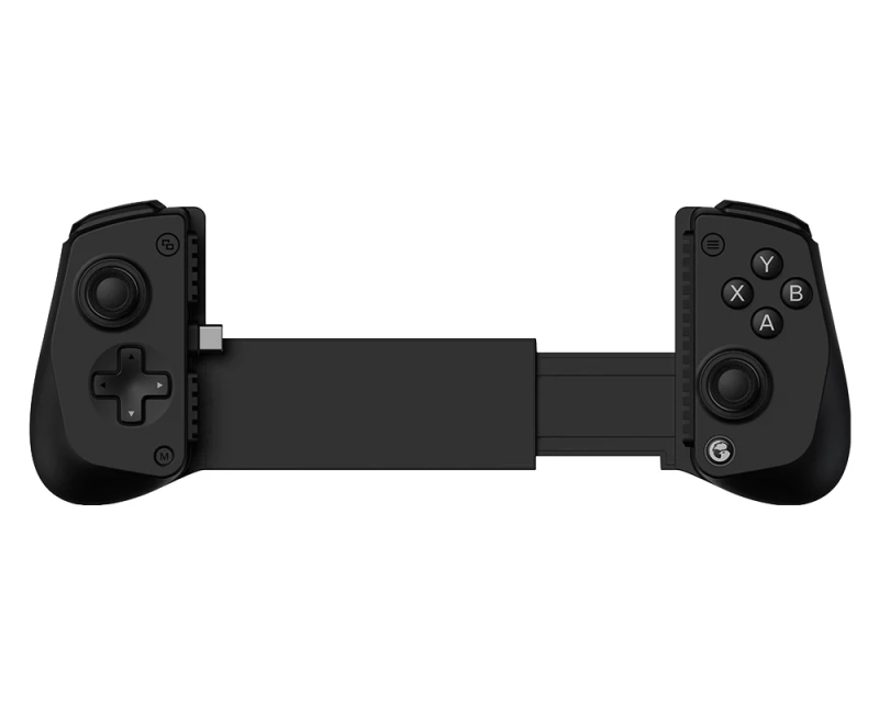 Kontroler Gamepad do telefonu GameSir X5 Lite Type-C -czarny - przód rozłożony