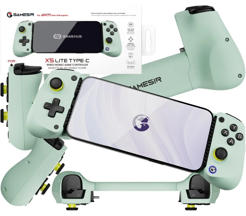 Kontroler Gamepad do telefonu GameSir X5 Lite Type-C - wasabi