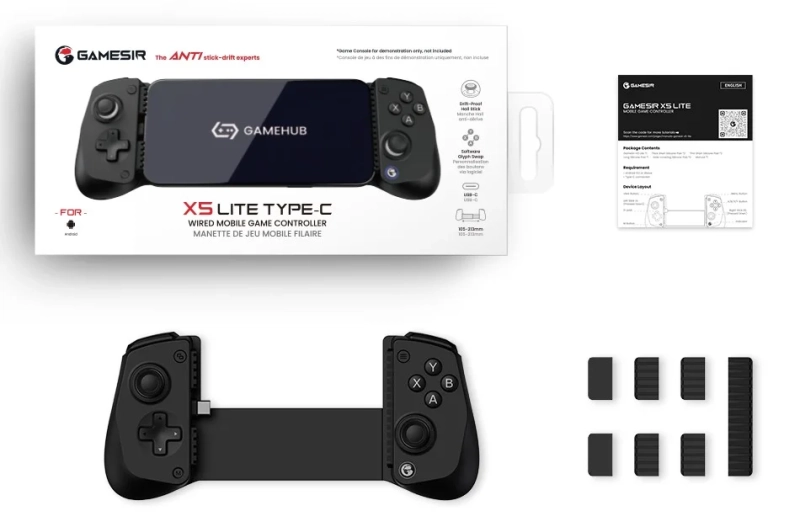 X5 Lite Black - zawartość zestawu