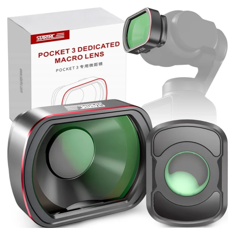 Obiektyw makro do DJI Pocket 3 STARTRC Macro Lens 10x powiększenie
