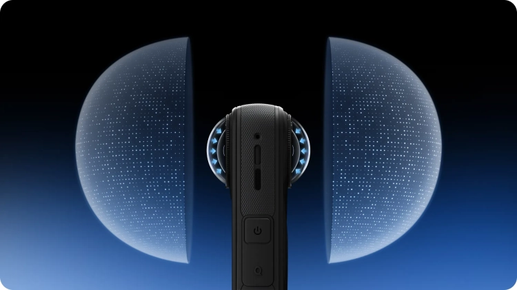 Solidna ochrona soczewek kamery Insta360 X5