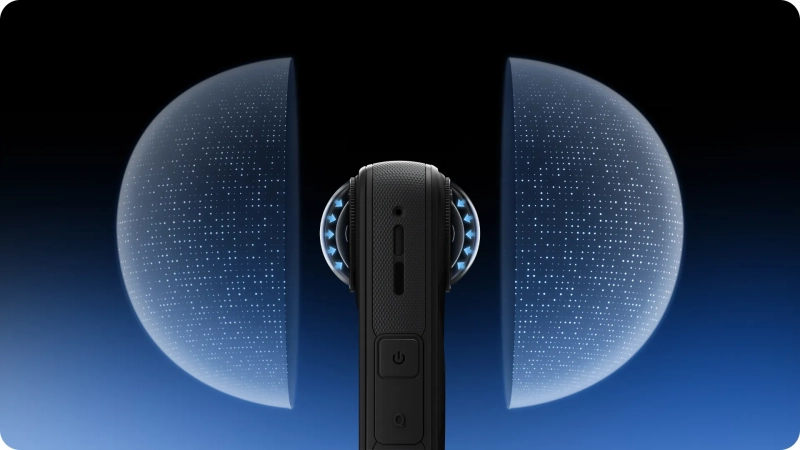 Solidna ochrona soczewek kamery Insta360 X5