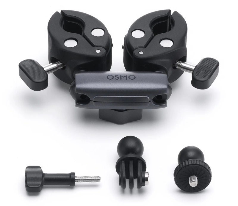 Podwójny wytrzymały zacisk do kamer sportowych DJI Osmo