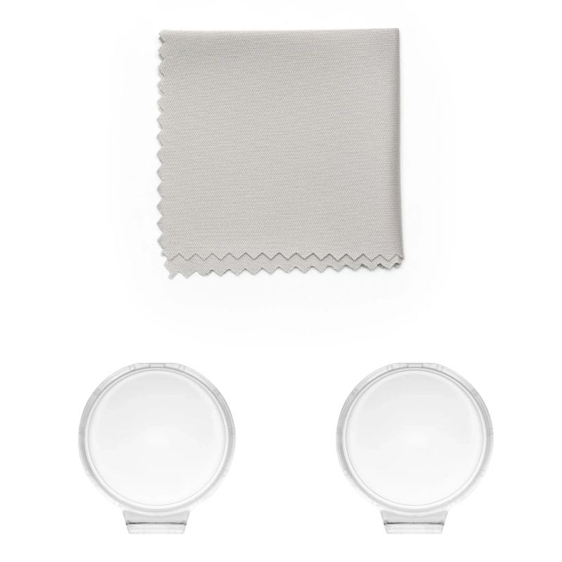 Przezroczyste osłony obiektywów do DJI Osmo 360 - od góry