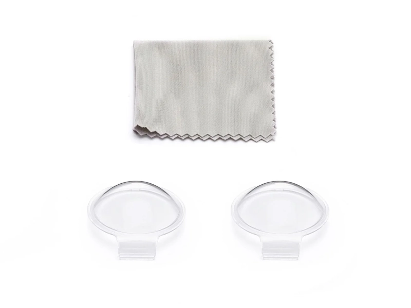 Przezroczyste osłony obiektywów do DJI Osmo 360 - front