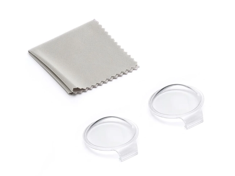 Przezroczyste osłony obiektywów do DJI Osmo 360 - na ukos