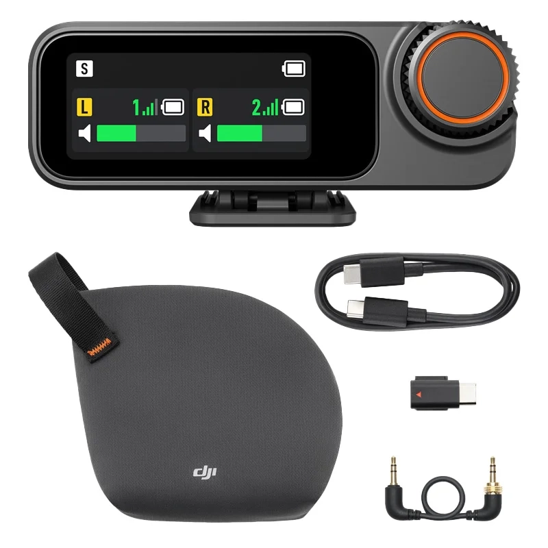Odbiornik DJI Mic 3 profesjonalny element systemu mikrofonów bezprzewodowyc