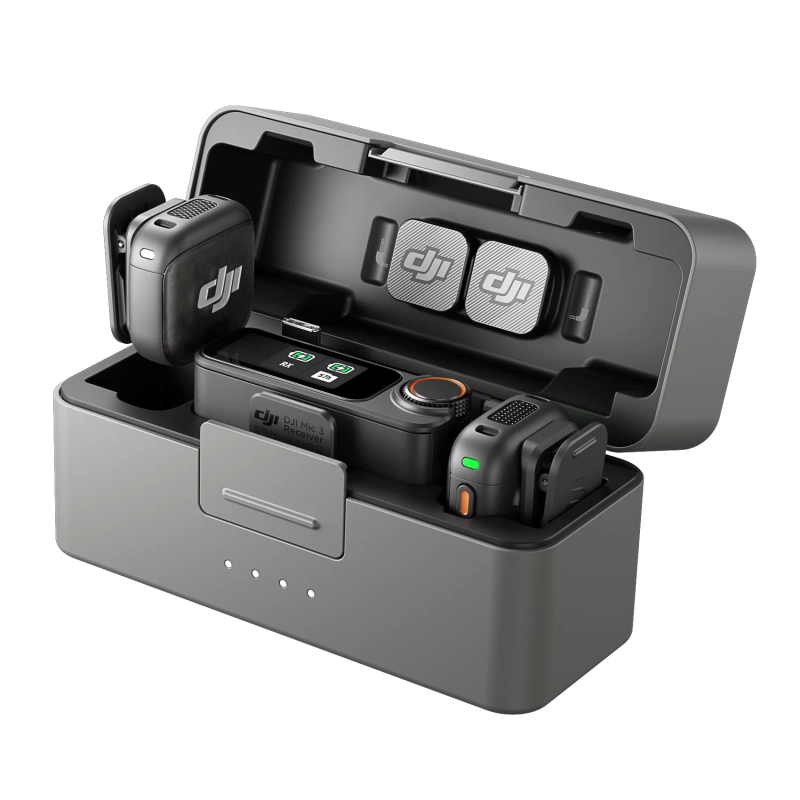 Profesjonalny system audio DJI Mic 3 do vlogów podcastów i wywiadów