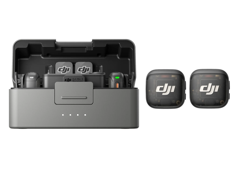 DJI Mic 3 bezprzewodowy mikrofon o zasięgu do 400 metrów