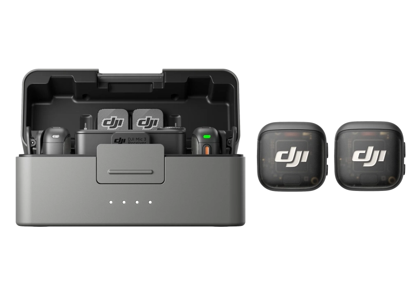 DJI Mic 3 bezprzewodowy mikrofon o zasięgu do 400 metrów