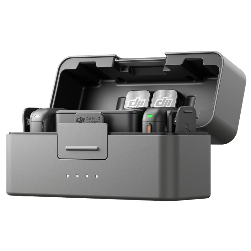 System mikrofonów DJI Mic 3 z funkcją redukcji szumów i timecode