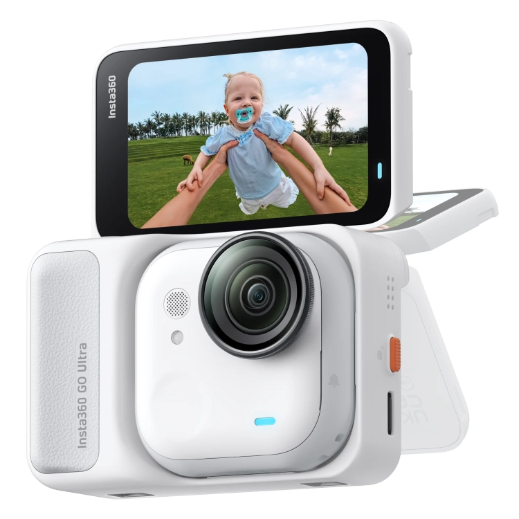 Insta360 GO Ultra (Midnight Black) - otwierany ekran
