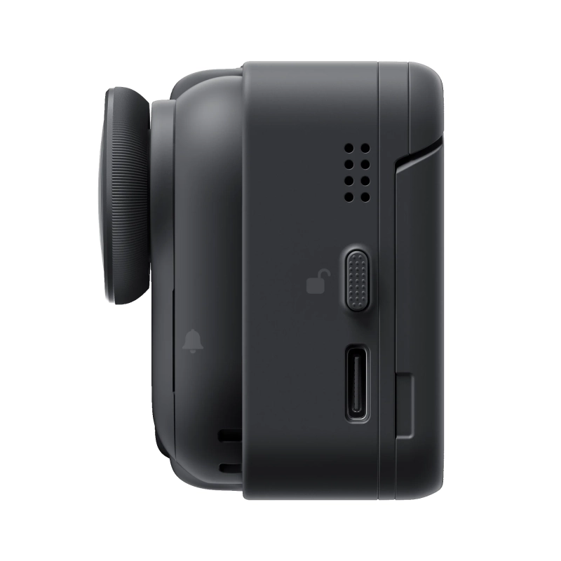 Insta360 GO Ultra (Midnight Black) -  lewy bok Action Pod