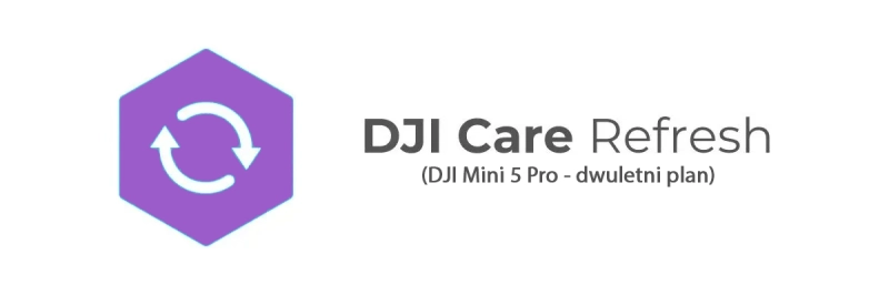 DJI Mini 5 Pro - dwuletnia ochrona DJI Care Refresh