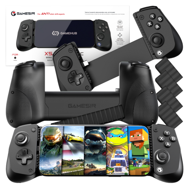 Kontroler Gamepad do telefonu GameSir X5 Lite Type-C - czarny.png