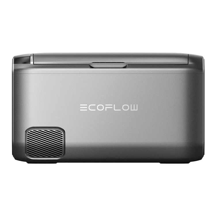Lodówka przenośna EcoFlow GLACIER 35 l z ukrytymi uchwytami – mieści do 58 puszek po 330 ml, idealna do bagażnika.