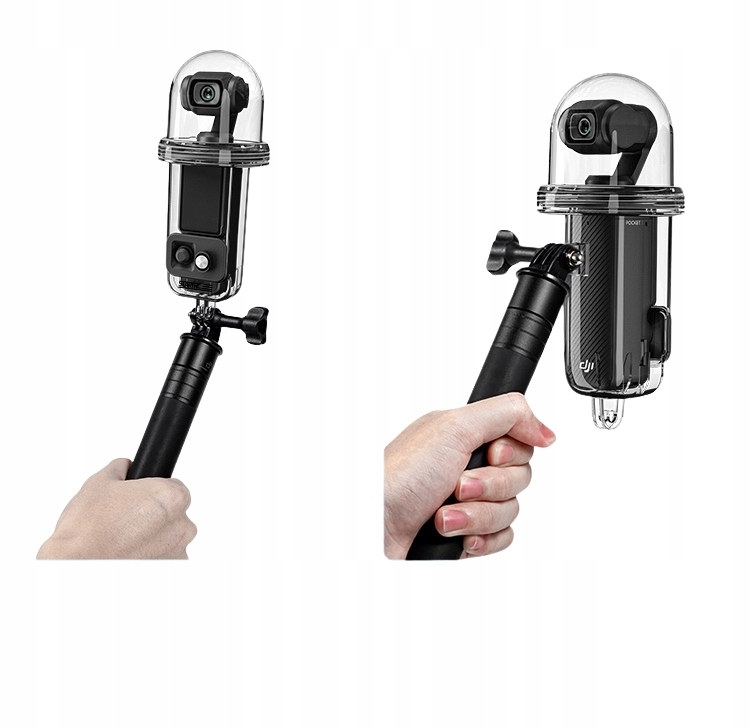 STARTRC Waterproof Case do DJI Pocket 3 – podwodne nagrywanie do 45 m, szybki montaż w systemie GoPro lub na statywie 1/4".